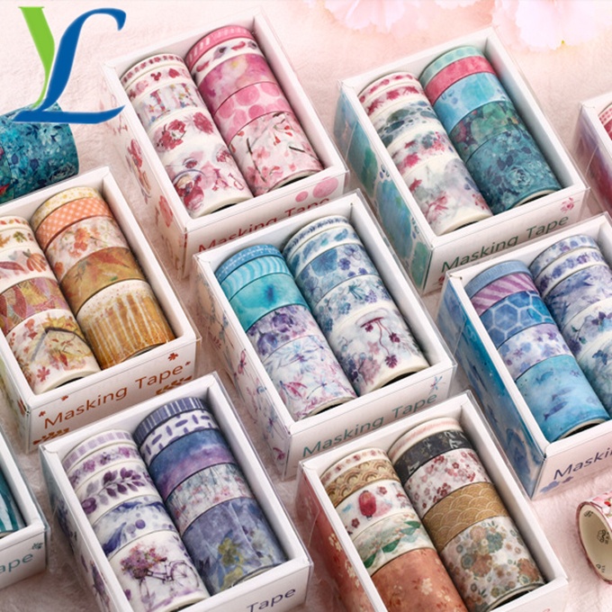 Cute Printing Cartoon Decorative Tape Custom Washi Tape School Supplies Paper Tape