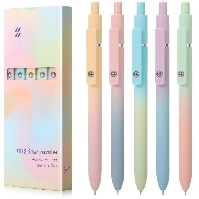 High-End Series Cute Gel Pens 0.7mm Medium Point Smooth Writing Markers Journaling Note Taking Office School Use Gifts Women Men