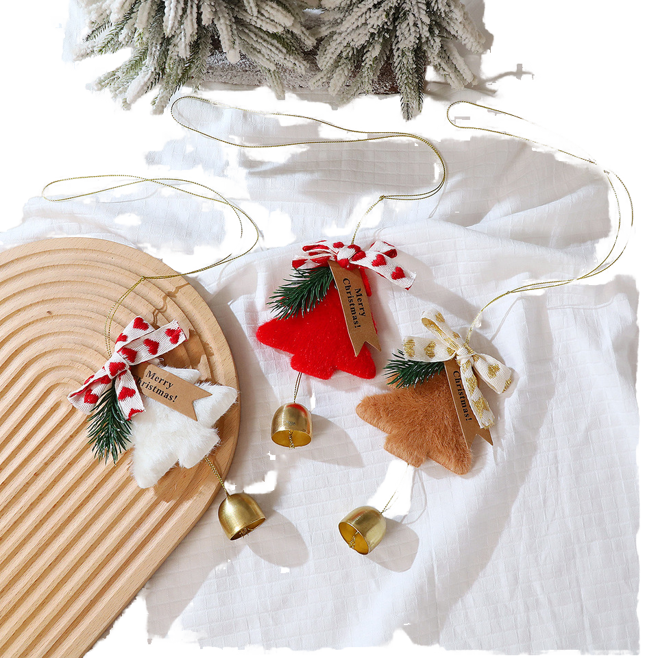 Festive Christmas Door Hangers Sticker Magnets Jingle Bell Design Self-Adhesive Feature Adds Joy Your Home for Holiday Decor