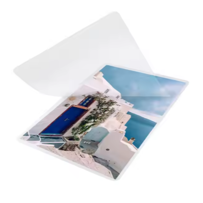 Glossy Matte White Thermal Lamination Sheet A4 Pouch Film for Paper Hot Lamination-3mil 5mil Letter Size Plastic Film