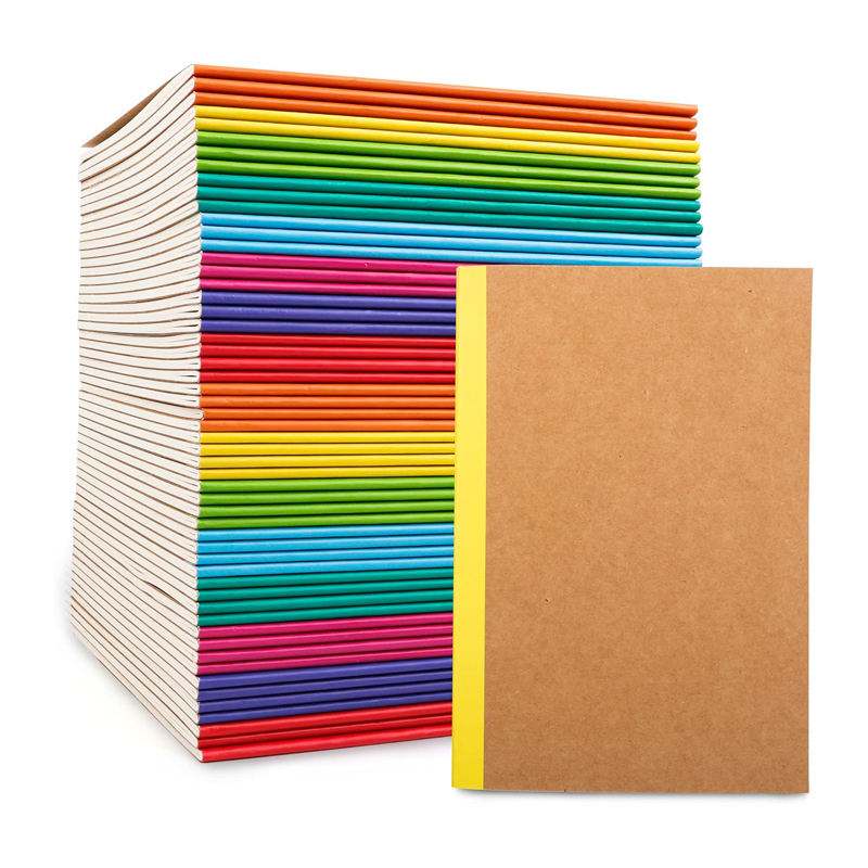 A5 Printed Travel Journal Set for Students and Kids 80 Page Sketchbook Notebook 8.3x5.5in Paper Journaling