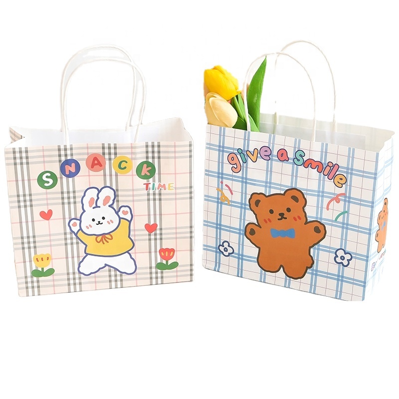 Toy Paper Bags Foodstuff Packaging Bag Fashion Steady Exquisite Vertical Design