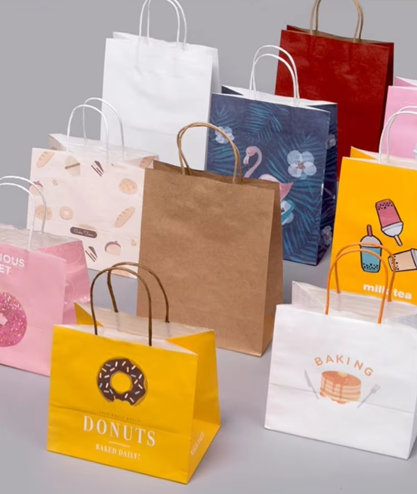 Toy Paper Bags Foodstuff Packaging Bag Fashion Steady Exquisite Vertical Design