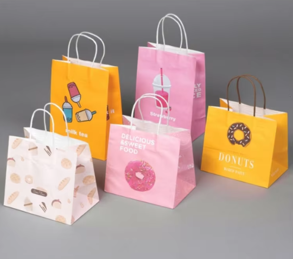 Toy Paper Bags Foodstuff Packaging Bag Fashion Steady Exquisite Vertical Design