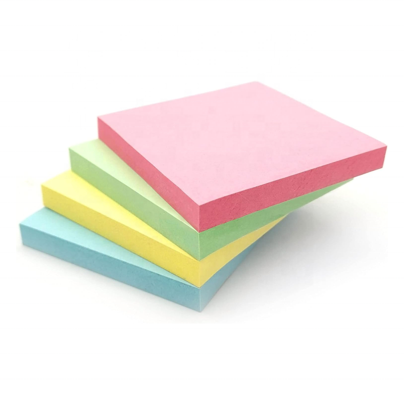 Manufacture Custom Mini Writing Sticky Notes Memo Pad Sticker Colored Paper Notepad