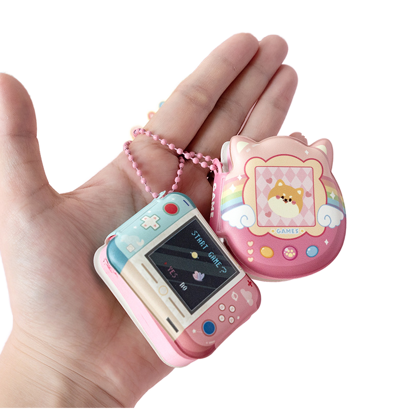 Stress Relief Tamagotchi Design PU Foam Cover Mini Sticky Note Pad