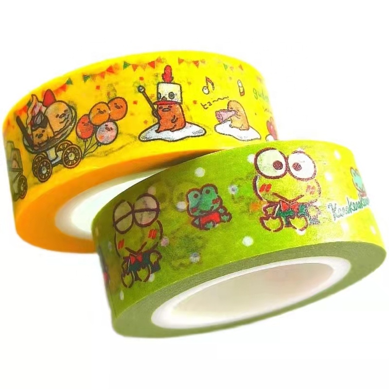 Boxes Wrapping Tape Custom Printed Stationery Cute Cartoon Rainbow Stamp Washi Tape