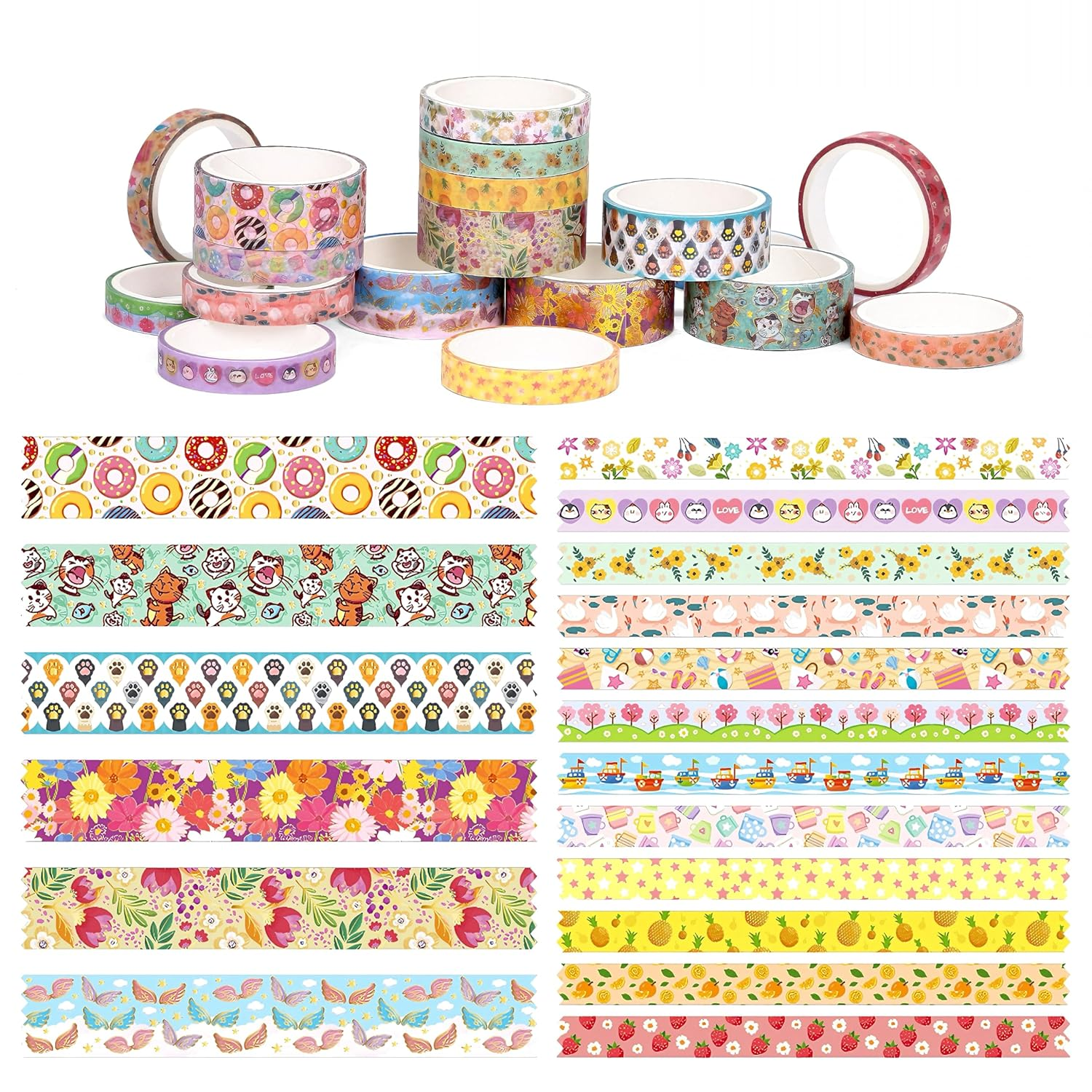 Hot-sale Washi Tape Set Masking Custom High Quality Kawaii Washi Tape for Decoration